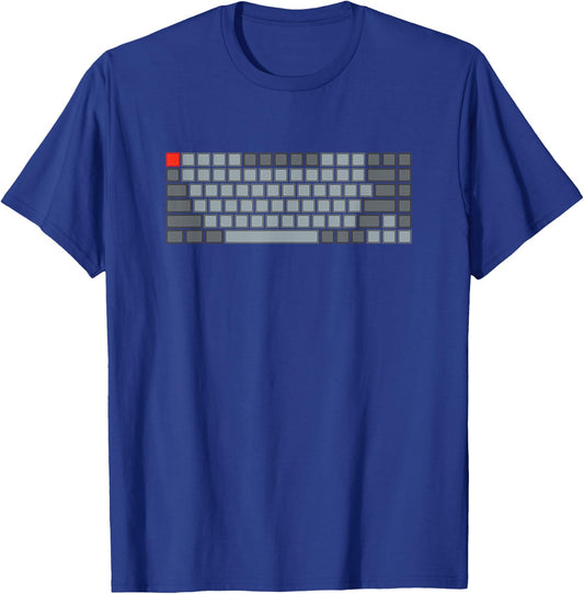 Keycaps Enthusiast Apparel Co Mechanical Keyboard Design For Mech Life Fans T-Shirt - T-Shirt | Royal