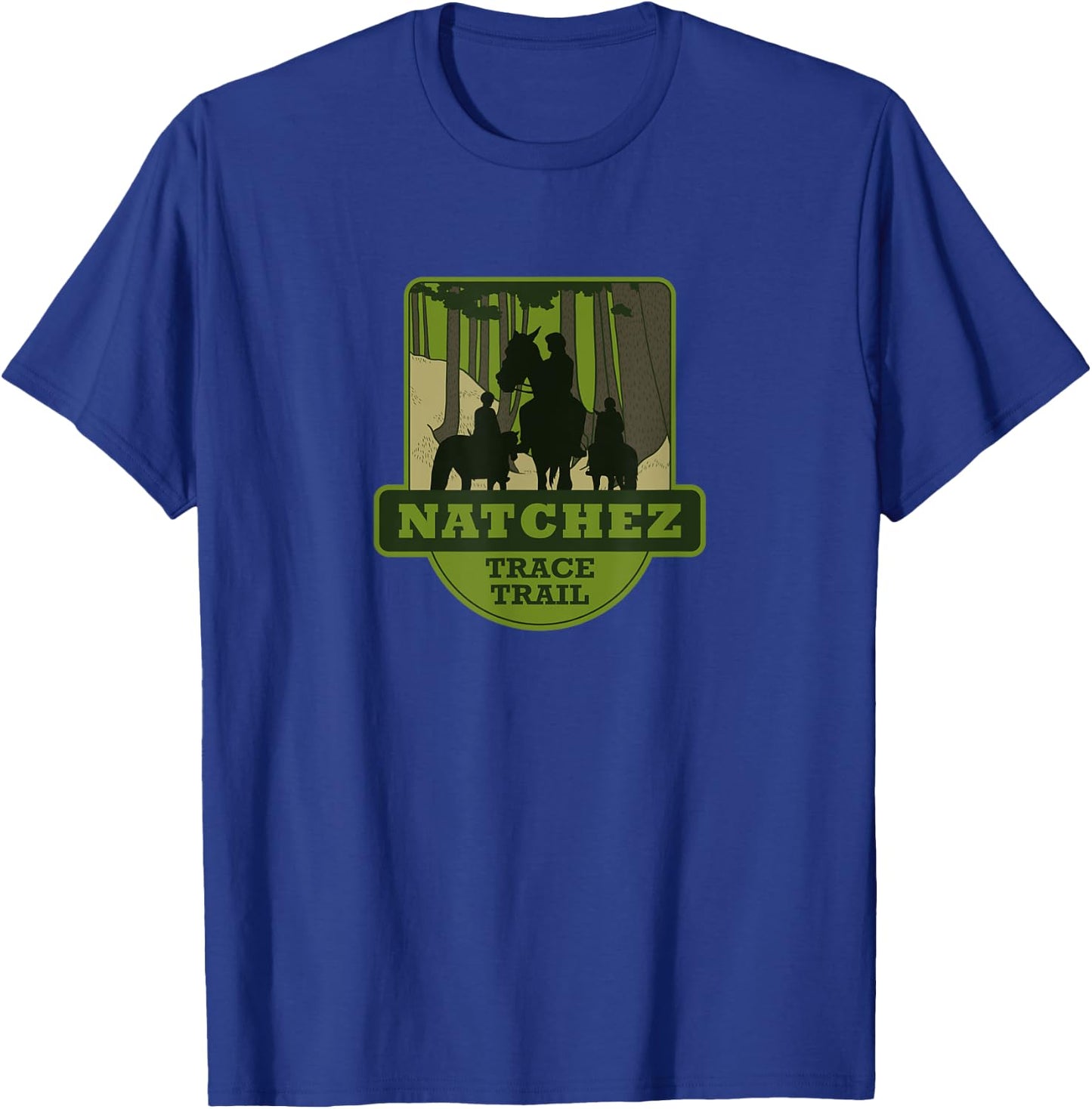 Natchez Trace Trail - Horseback riding T-Shirt - T-Shirt | Royal