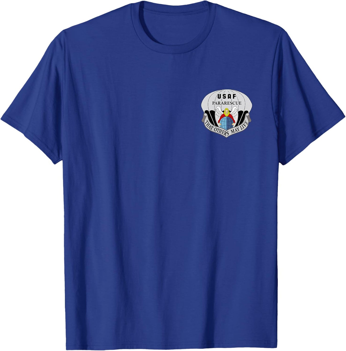 Us Air Force Usaf Pararescue Pj Rescue Medic Recovery T-Shirt - T-Shirt | Royal