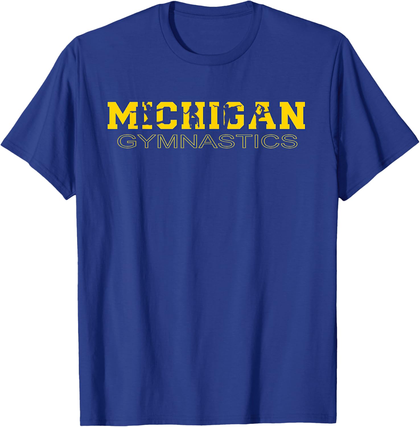 Michigan Gymnastics Girls Tumbling Gear Gymnast Dance T-Shirt - T-Shirt | Royal