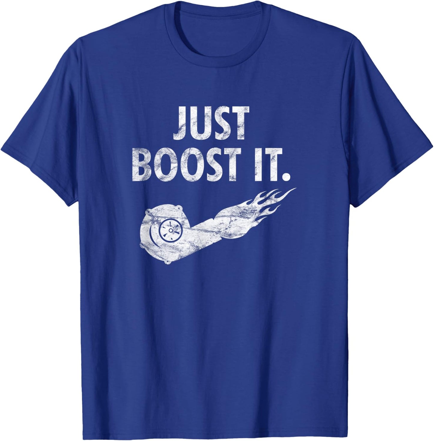 Just Boost it Vintage Turbo T-Shirt - T-Shirt | Royal
