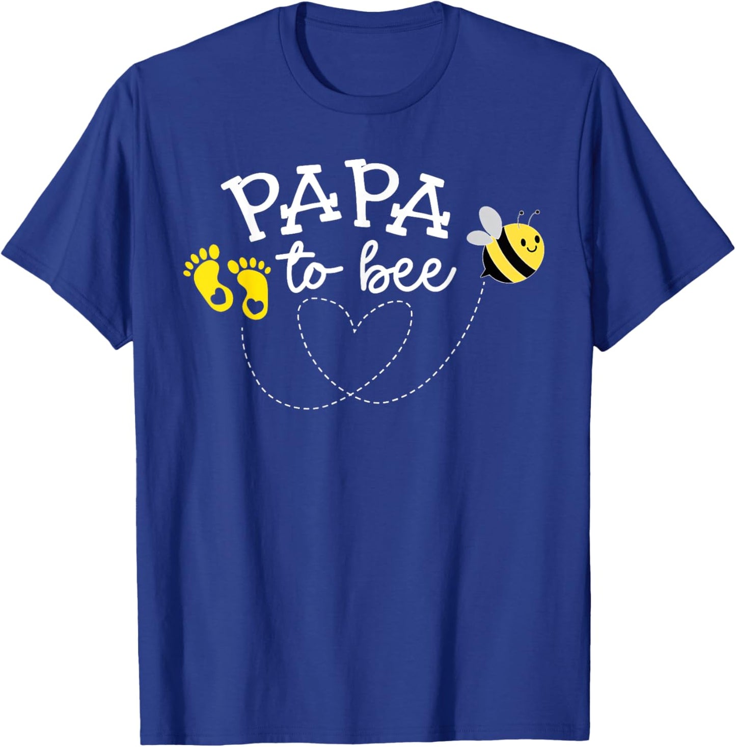 Papa to Bee Pregnancy Announcement Baby Shower T-Shirt - T-Shirt | Royal