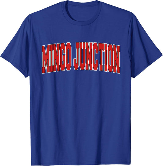 MINGO JUNCTION OH OHIO Varsity Style USA Vintage Sports T-Shirt - T-Shirt | Royal
