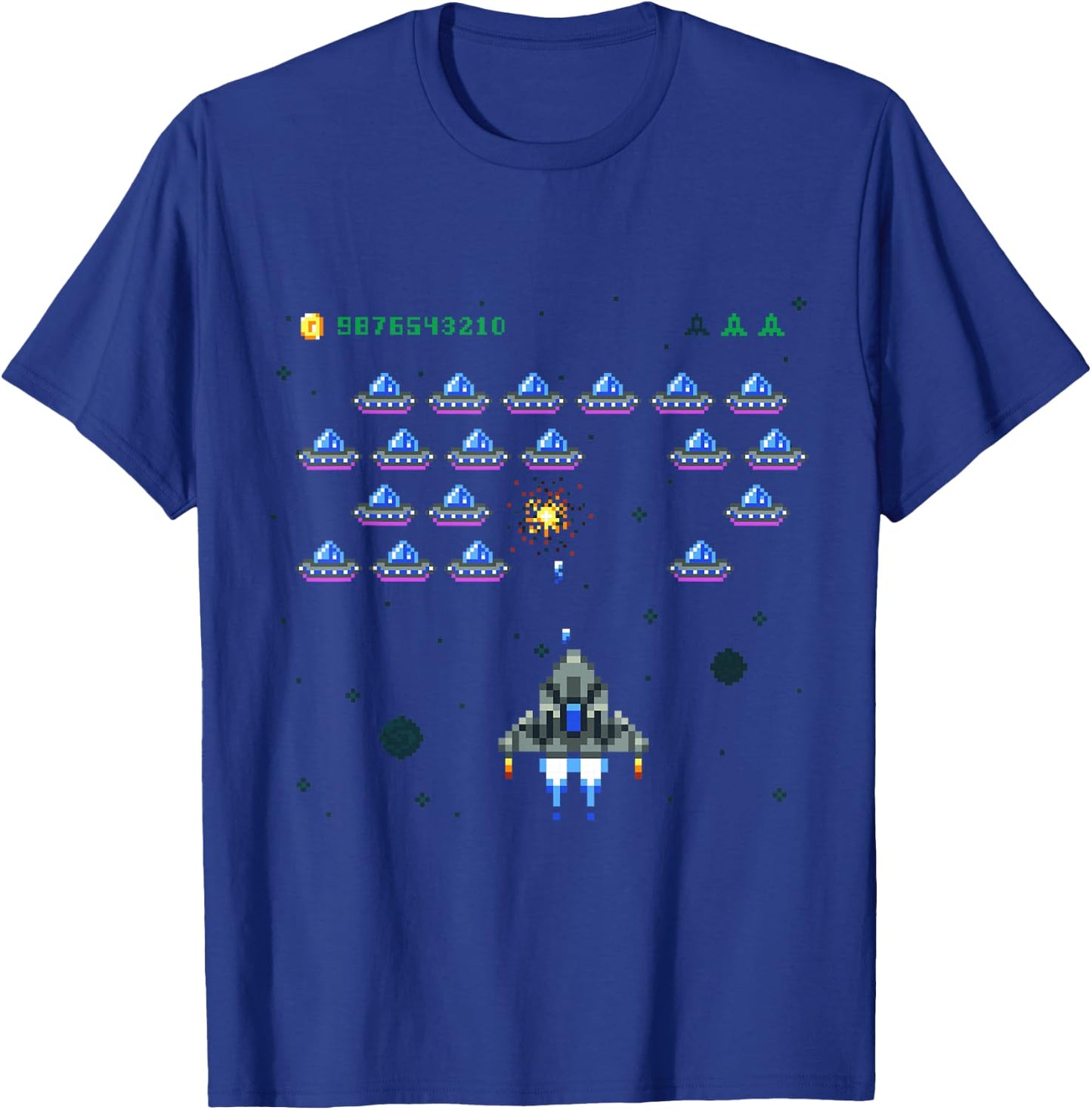 Street Gamer, I Love Gaming, Vintage Old Style Shooting Game T-Shirt - T-Shirt | Royal