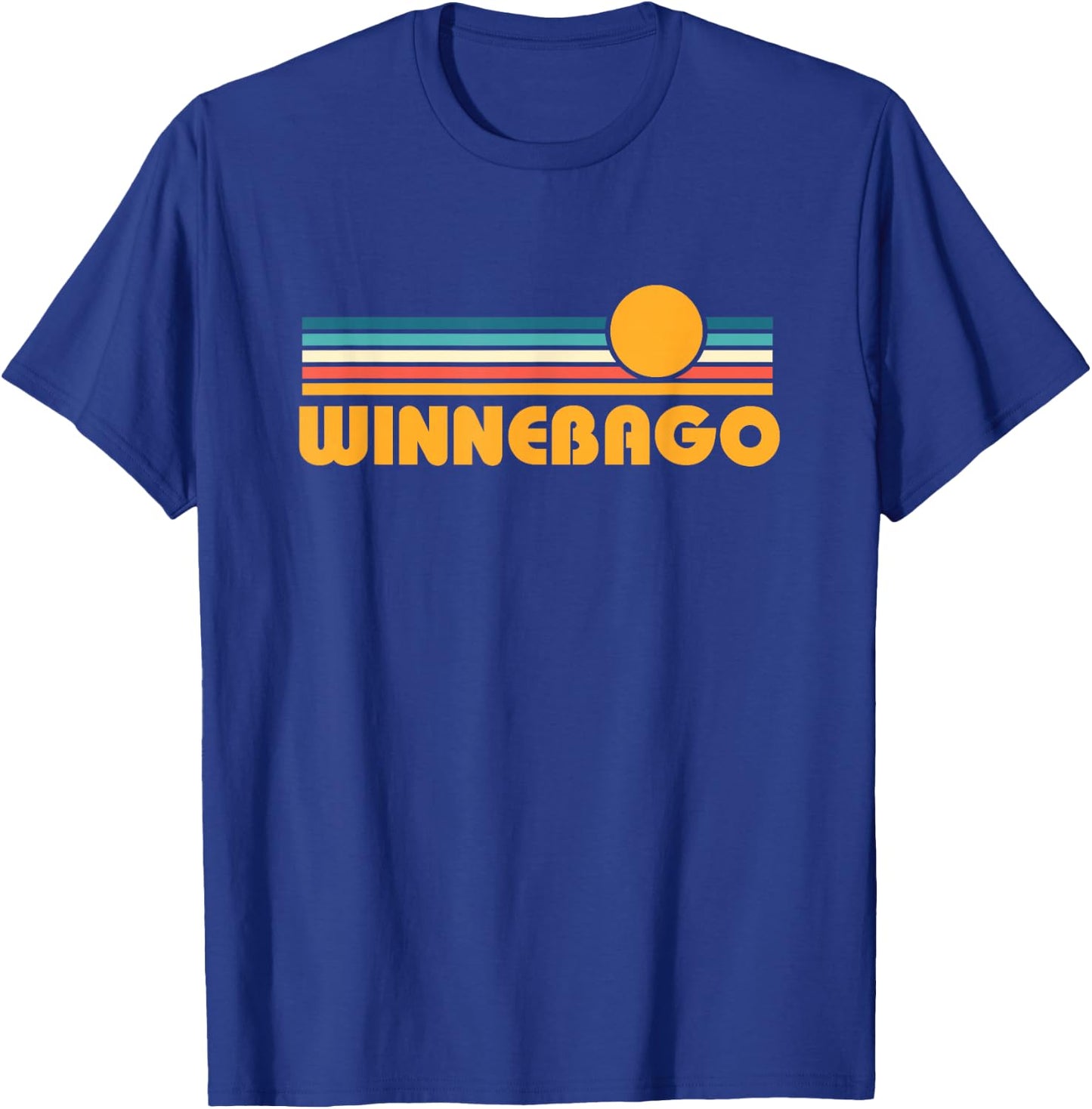 Retro Winnebago Minnesota Sunset T-Shirt - T-Shirt | Royal
