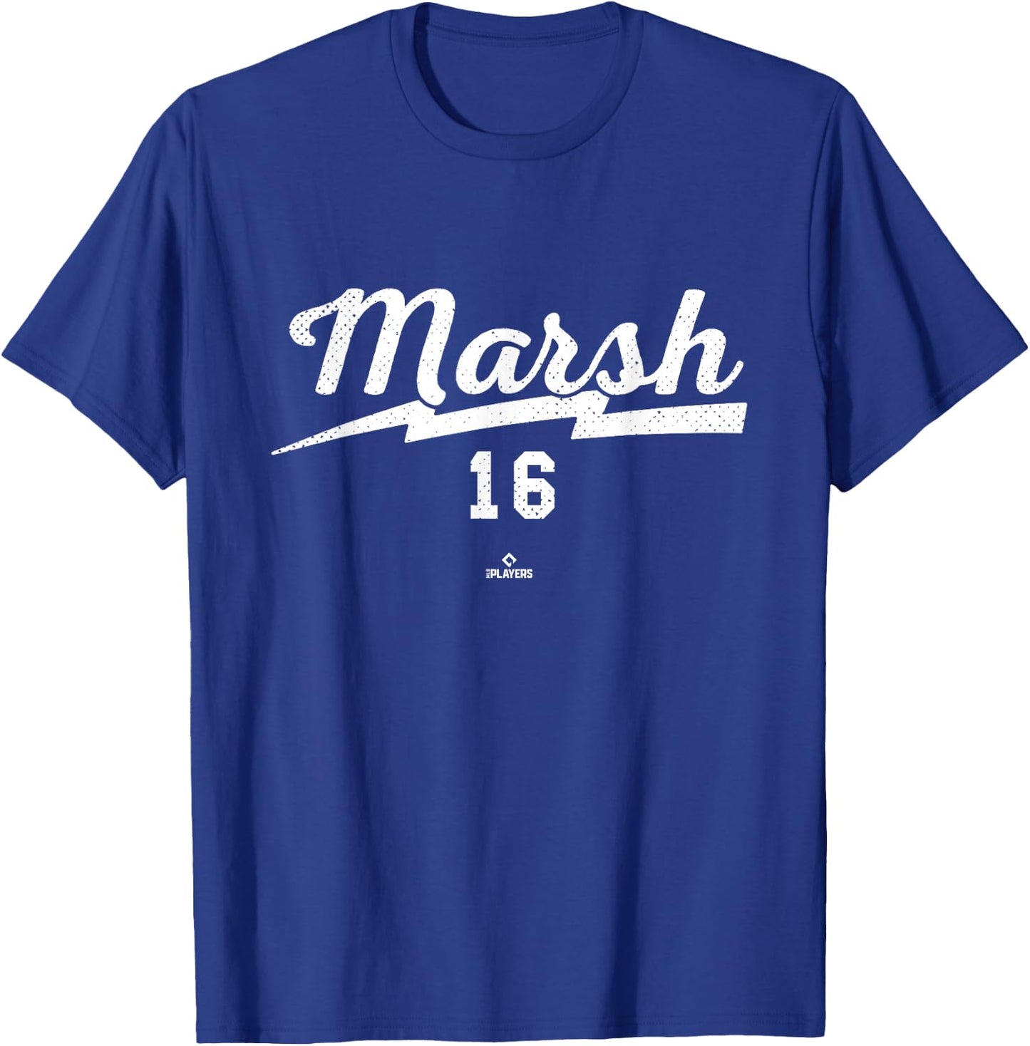 Vintage Gameday Brandon Marsh Philadelphia MLBPA T-Shirt - T-Shirt | Royal
