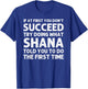SHANA Name Personalized Birthday Funny Christmas Joke T-Shirt - T-Shirt | Royal