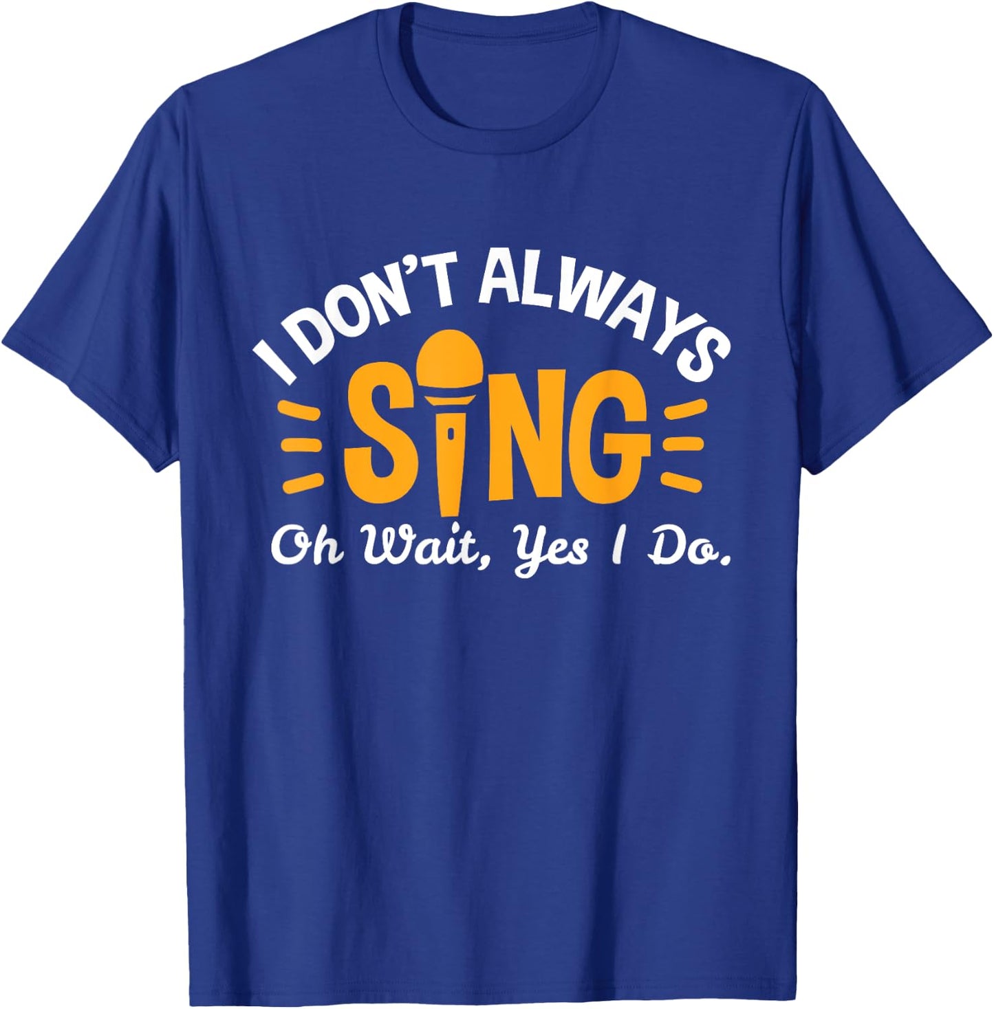 Singer Musician Music Musical Teacher Singing Gift T-Shirt - T-Shirt | Royal