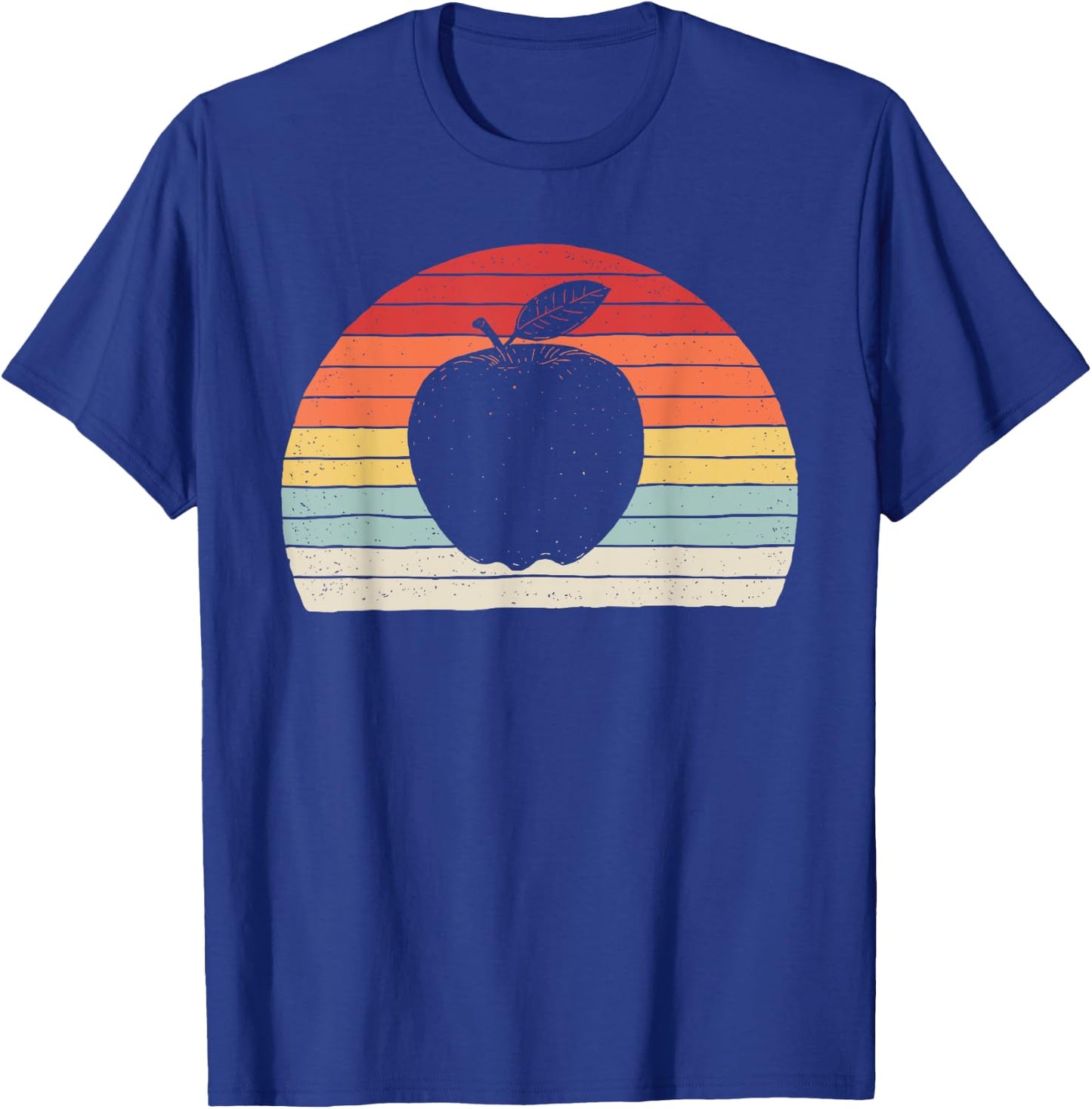 Vintage Retro Apple Fruit T-Shirt - T-Shirt | Royal