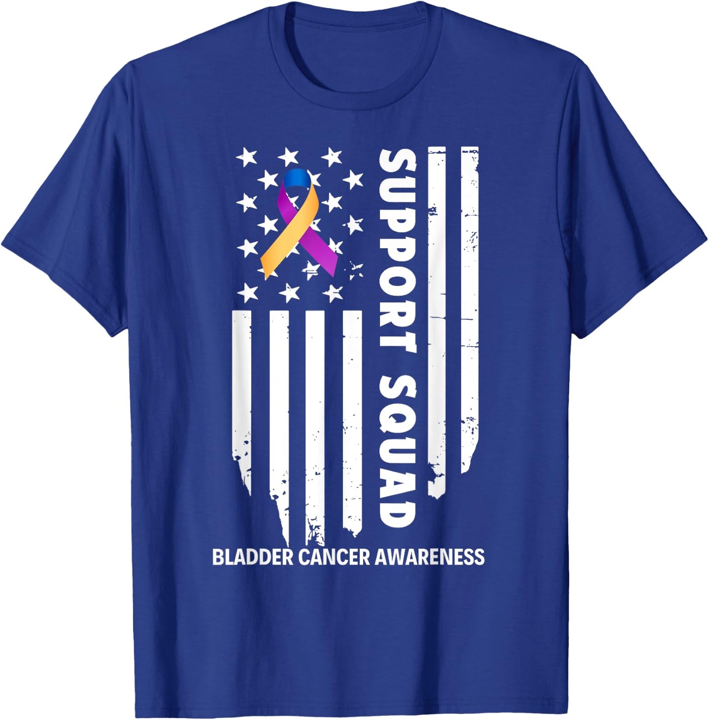 Bladder Cancer Awareness Support Team Squad For Man Woman T-Shirt - T-Shirt | Royal