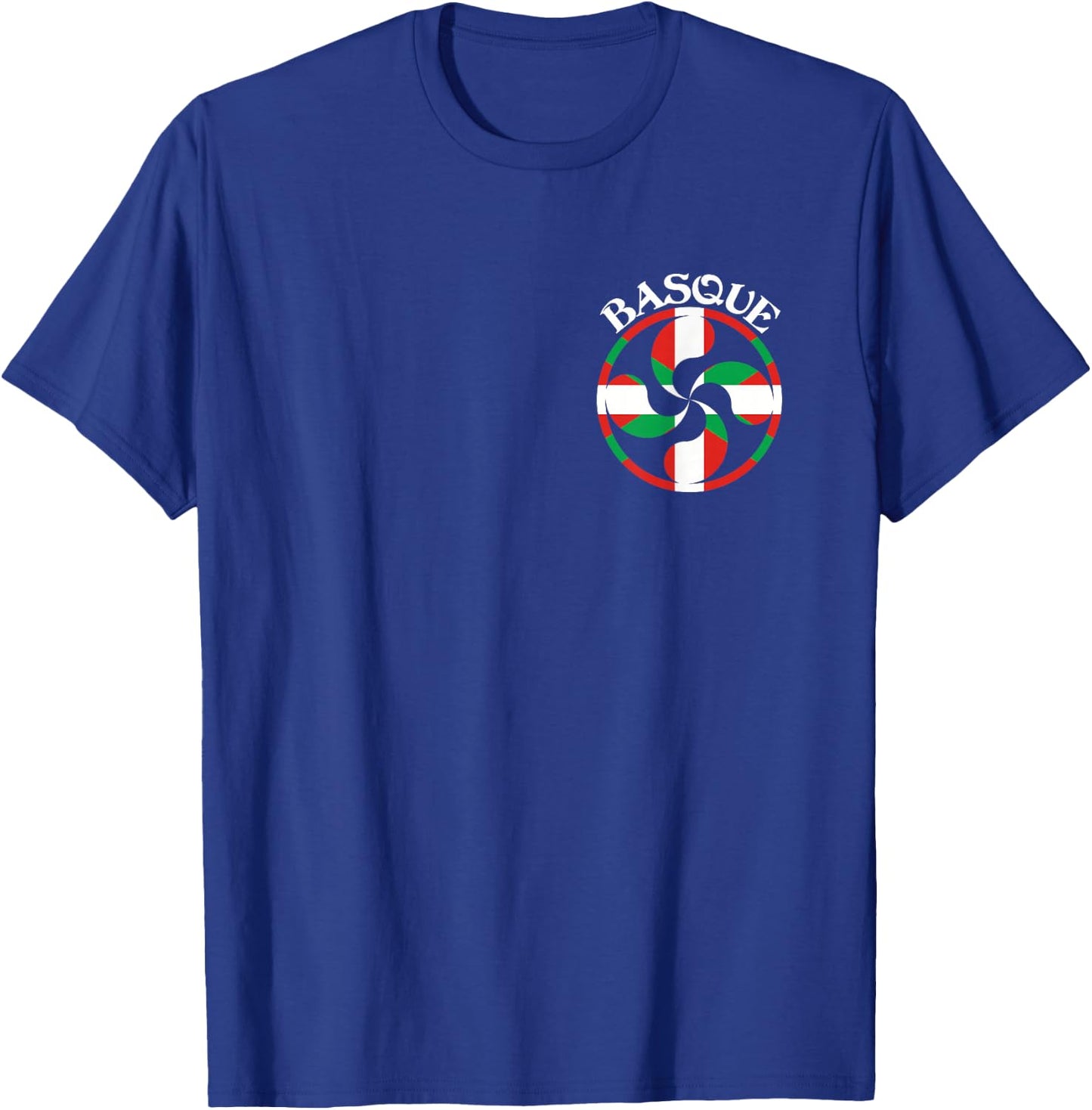 Basque Flag Lauburu, Basque Country, Basque Lauburu, Basque T-Shirt - T-Shirt | Royal