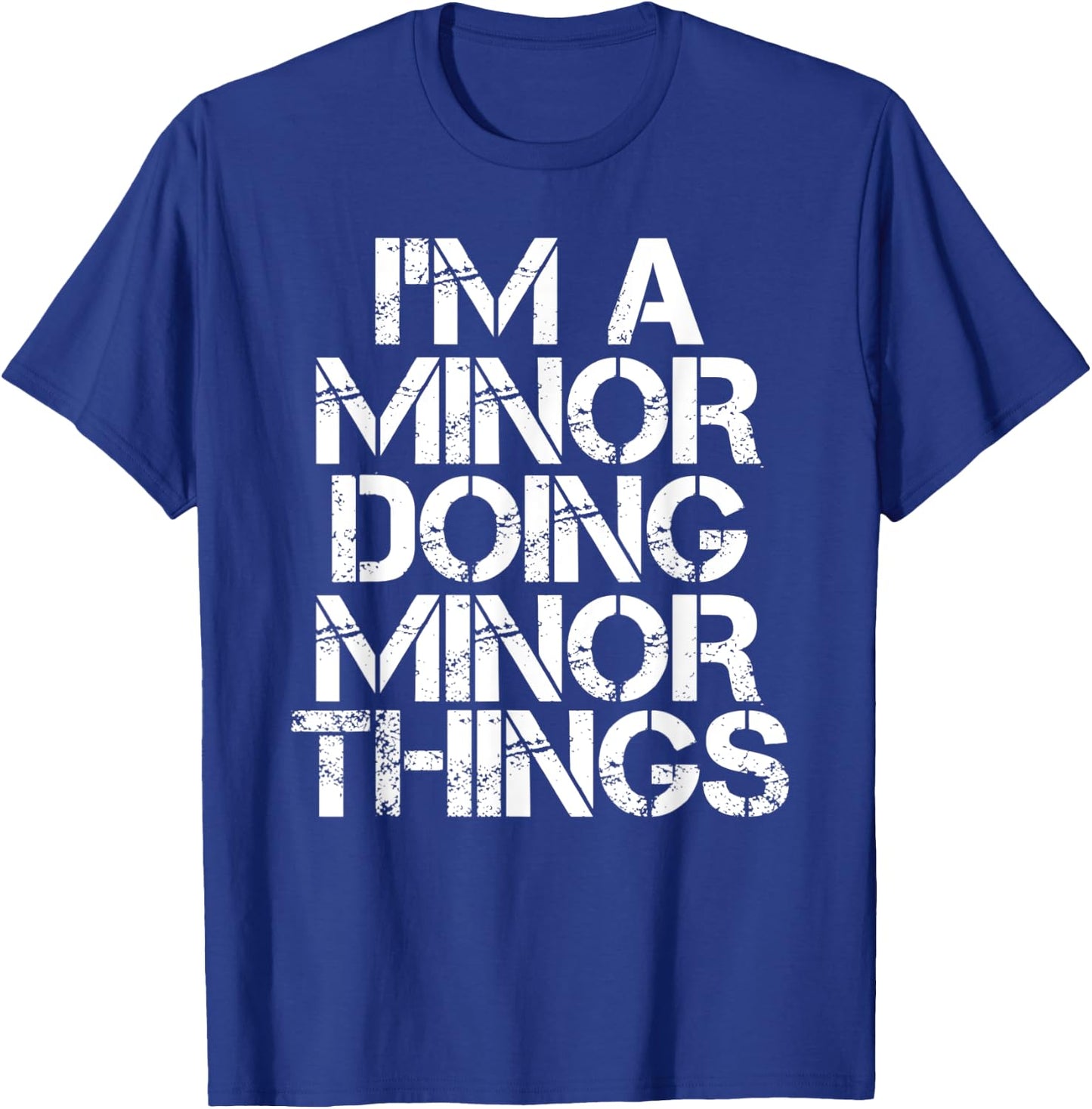 MINOR Funny Surname Family Tree Birthday Reunion Gift T-Shirt - T-Shirt | Royal