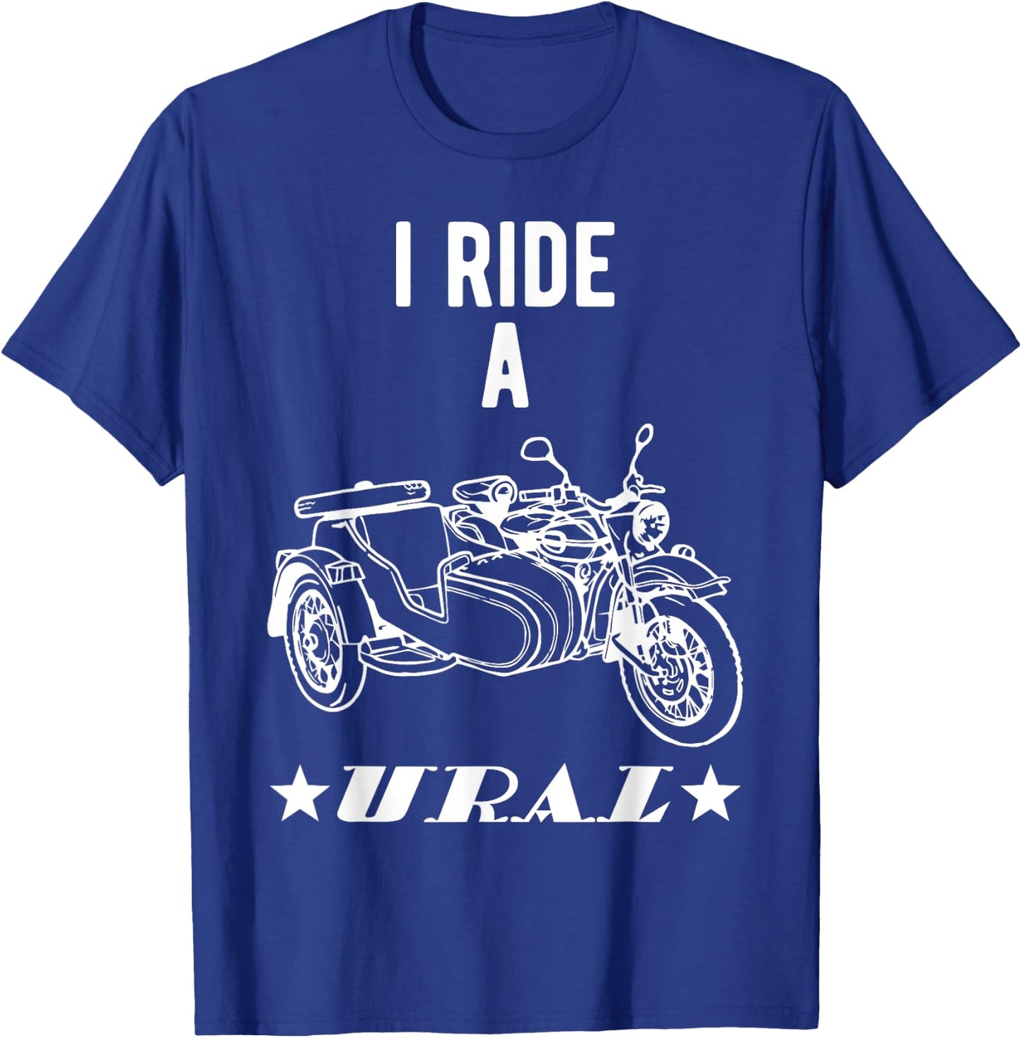Ural motorcycle spun off-road motorcyclists T-Shirt - T-Shirt | Royal