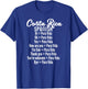 Costa Rica Spanish Pura Vida Souvenir T-Shirt - T-Shirt | Royal