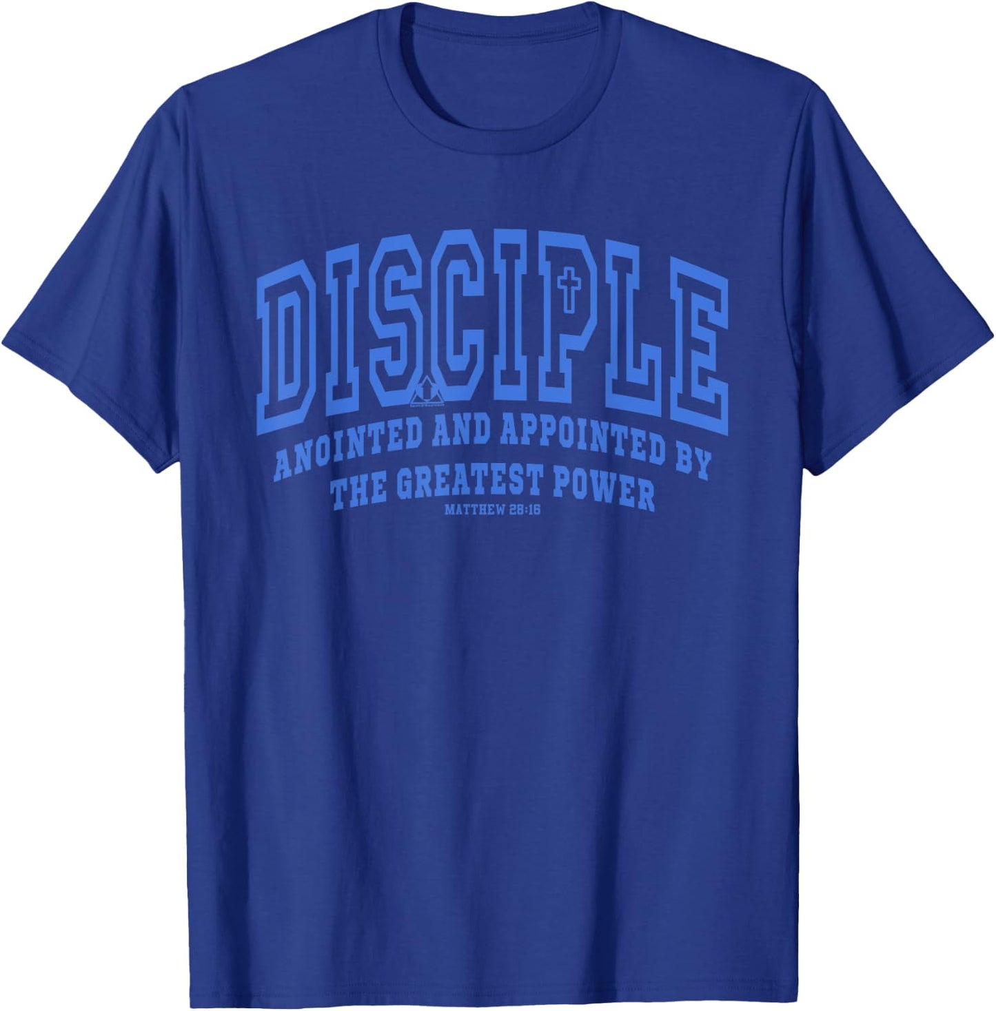 EJSulu Christian Warriors DISCIPLE ANOINTED AND APPOINTED Christian Bible Verse Design -Kids Black Small T-Shirt - T-Shirt | Royal