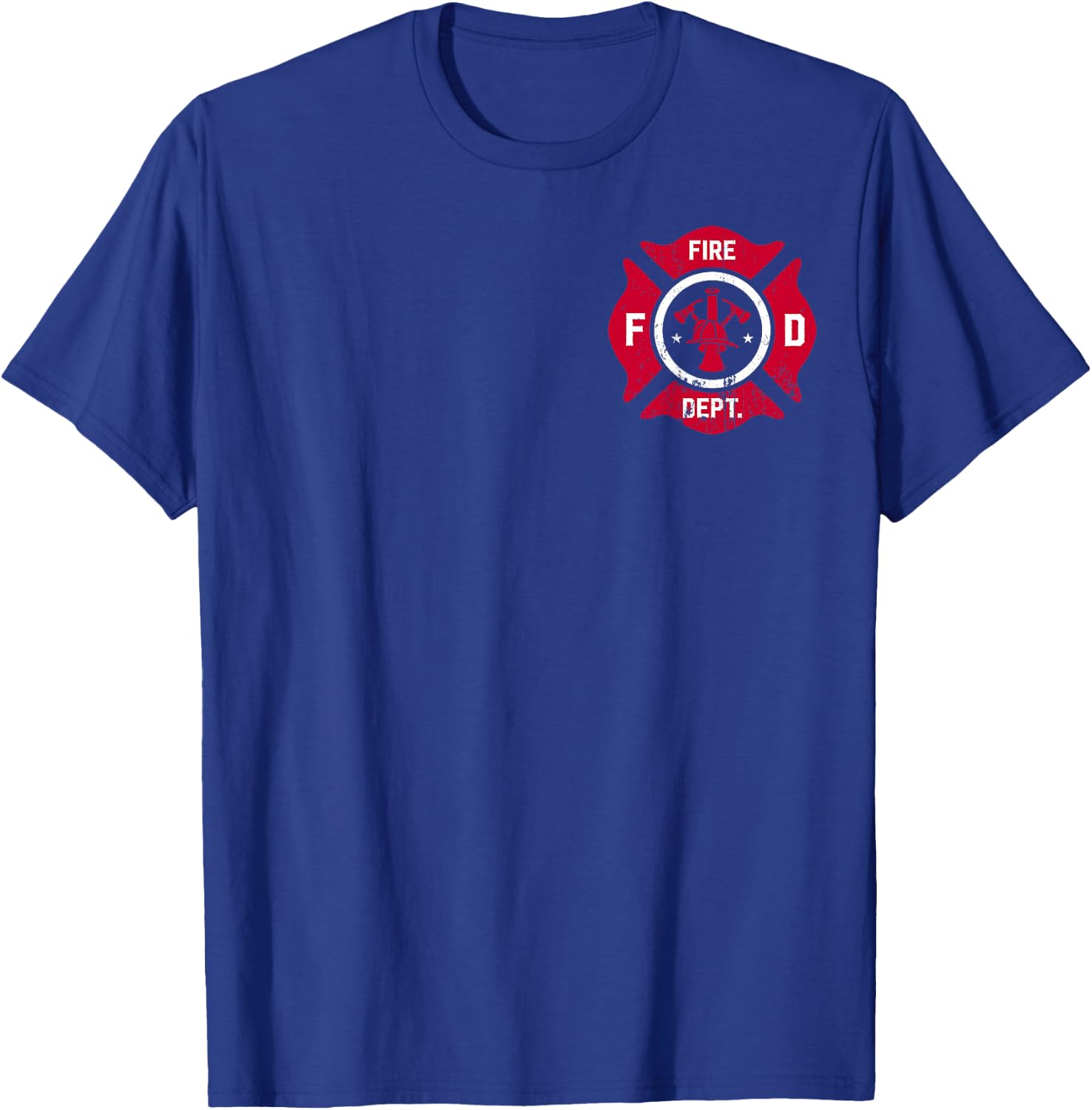 Fire Department Firefighter Fireman Rescuer Firefighters T-Shirt - T-Shirt | Royal