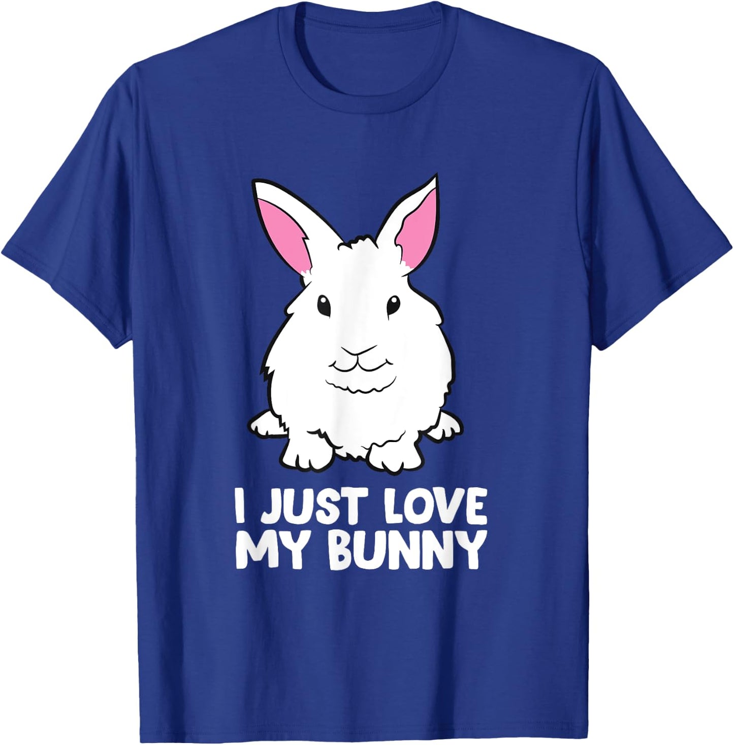 I Just Love My Bunny Cute Bunny Rabbit Pet T-Shirt - T-Shirt | Royal