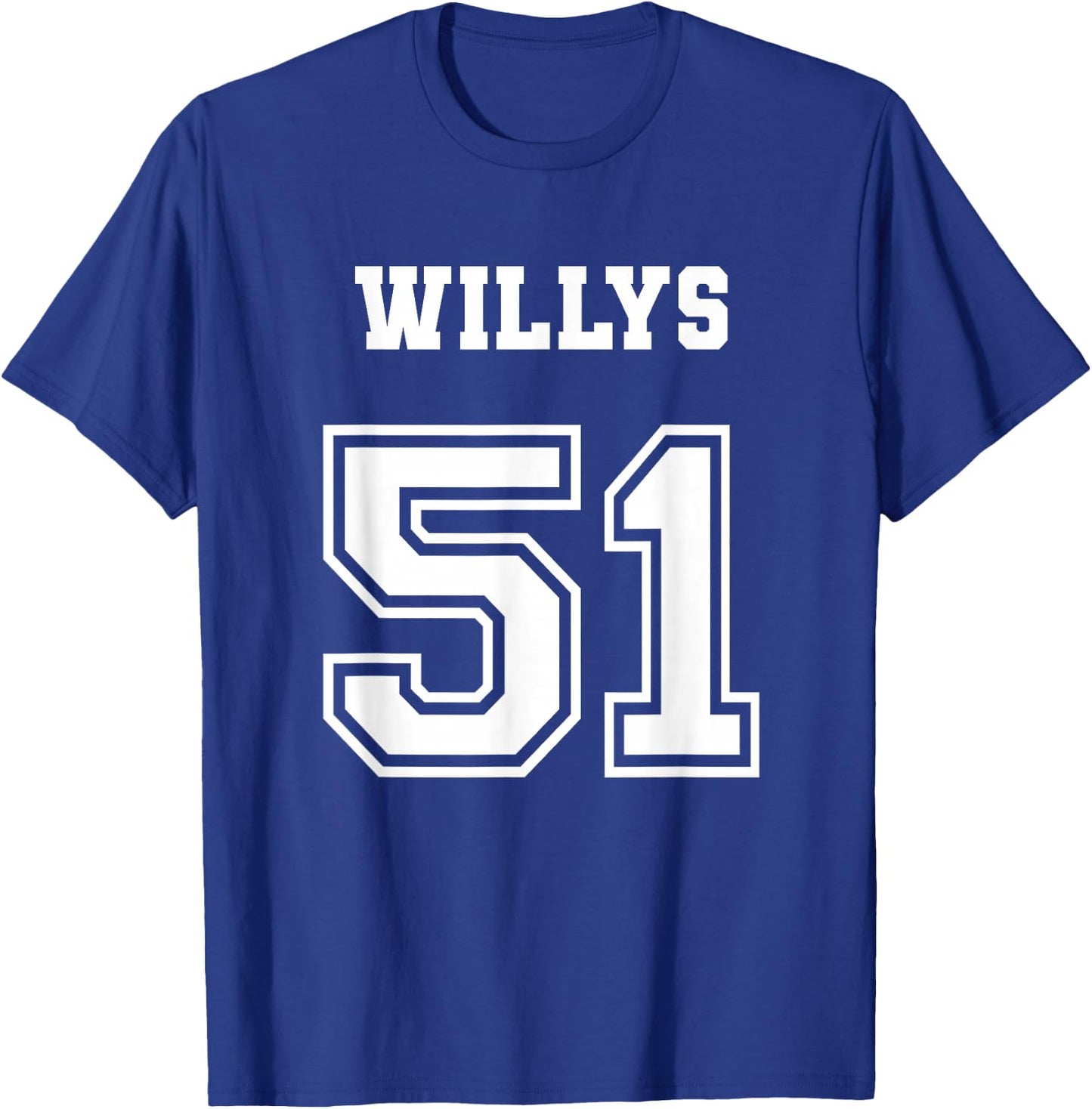 Jersey Style 51 1951 Willys 4x4 Vintage MB Army Truck Car T-Shirt - T-Shirt | Royal