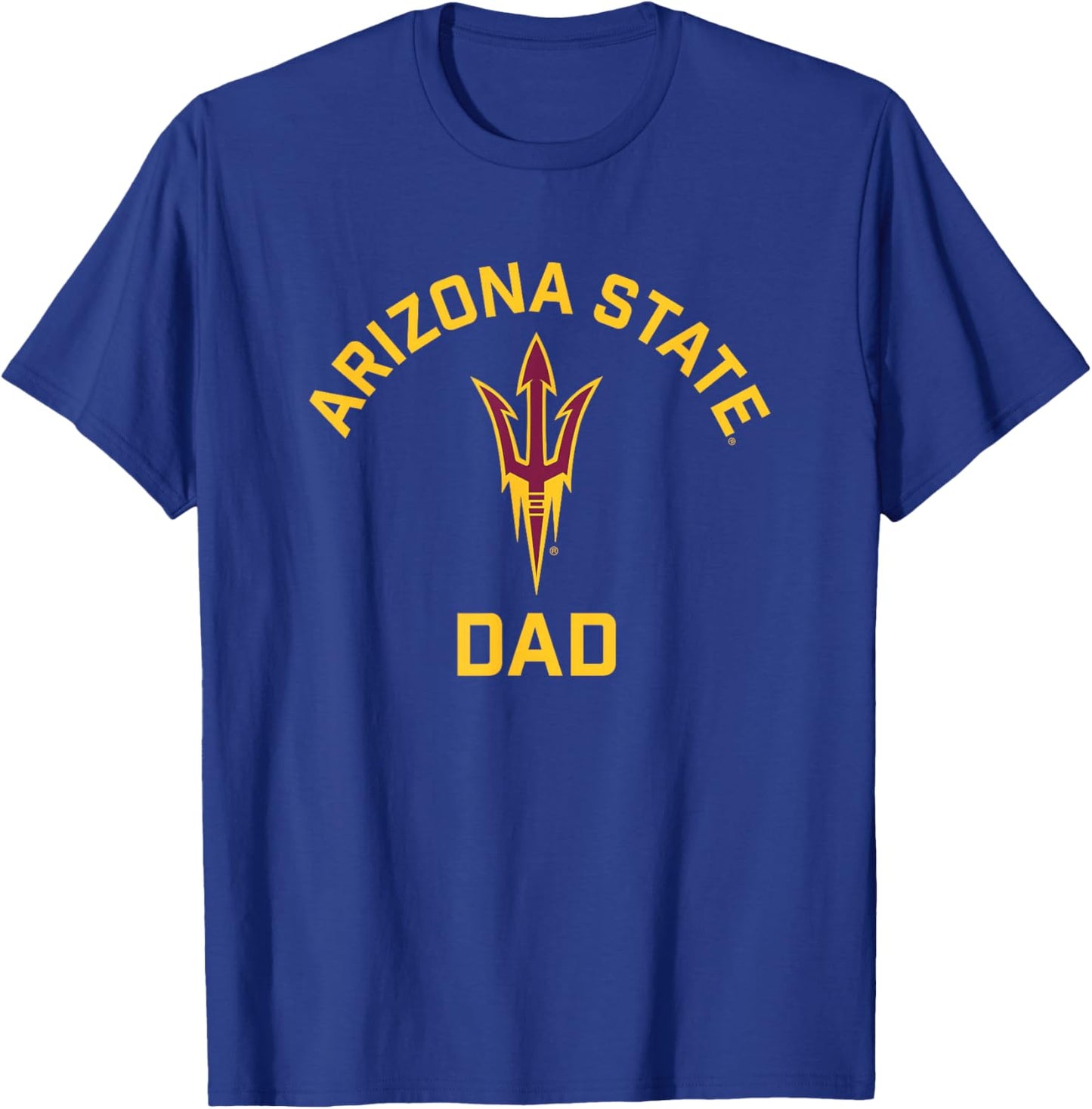 Arizona State University Sun Devils Arched Dad T-Shirt - T-Shirt | Royal