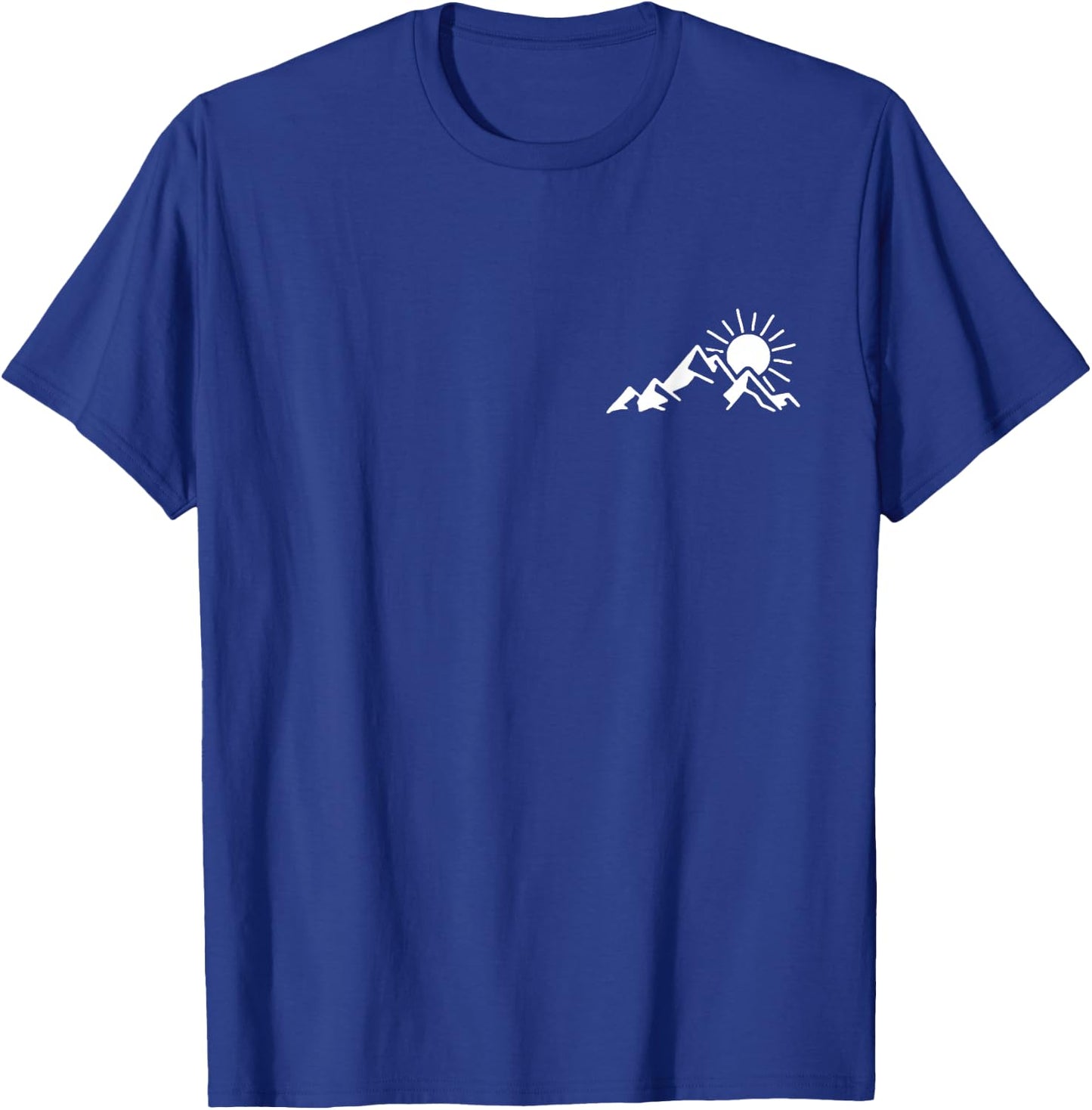 Mountains, hiking, camping, climbing, outdoor T-Shirt - T-Shirt | Royal