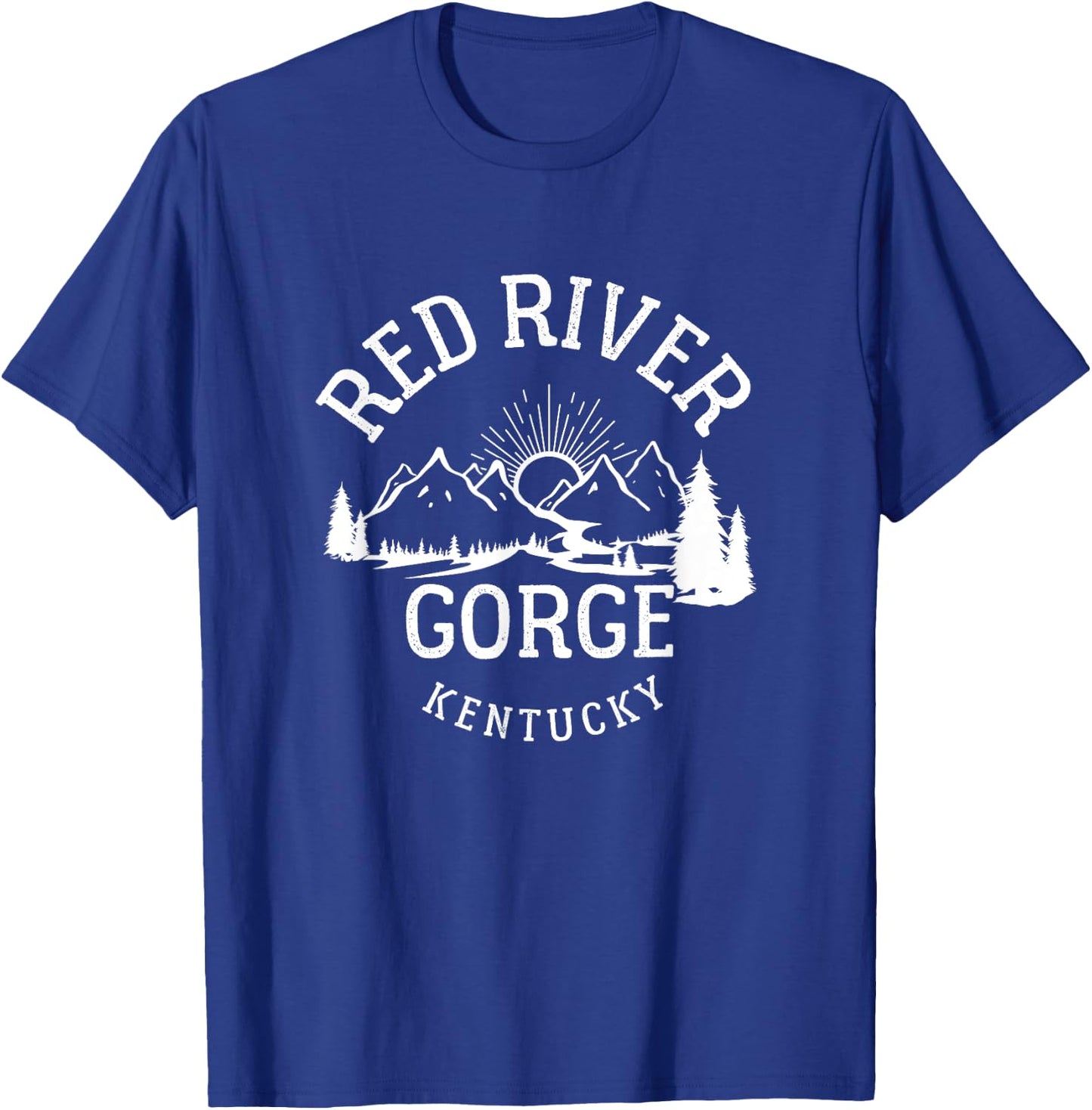 Red River Gorge Hike Kentucky Parks Hiking T-Shirt - T-Shirt | Royal