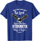 Wings Like Eagles Isaiah 40:31 Christian Bible Verse T-Shirt - T-Shirt | Royal