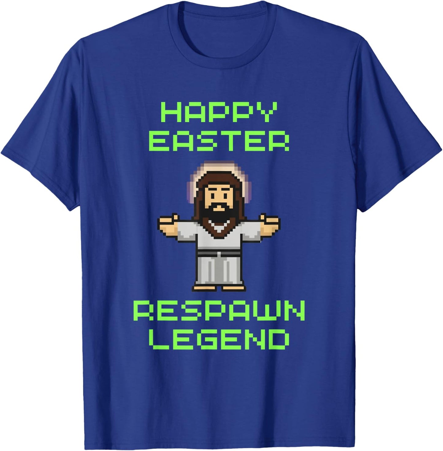 Funny Easter Video Game Jesus - Respawn Legend - Video Game T-Shirt - T-Shirt | Royal