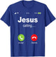 Jesus Calling - Christian Religious Bible Church T-Shirt - T-Shirt | Royal