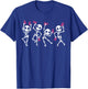 Pink Ribbon Breast Cancer Awareness Skeleton Women Men Kids T-Shirt - T-Shirt | Royal