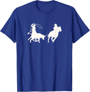 Team Roping T-Shirt - T-Shirt | Royal