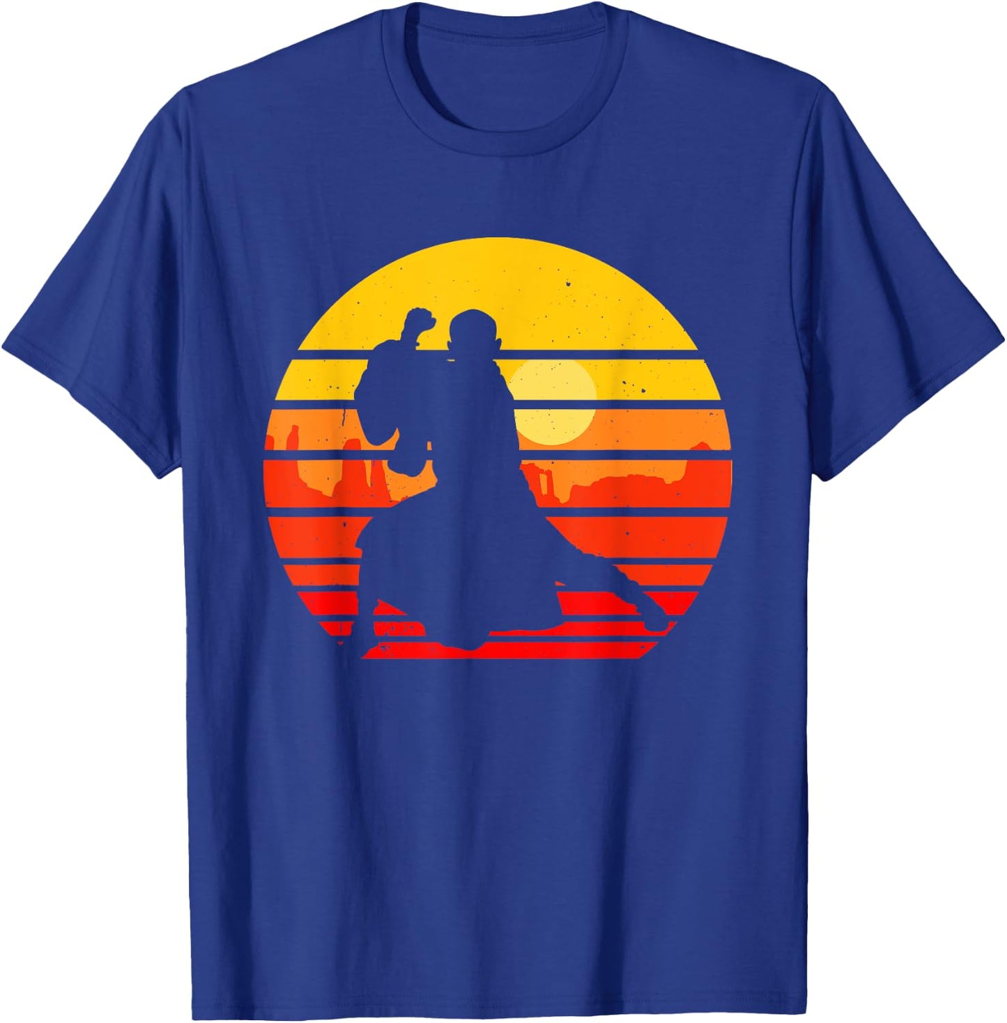 Vintage Shaolin Monk Wu-Yi Kung Fu Retro Martial Arts T-Shirt - T-Shirt | Royal