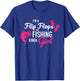 I'm a flip flops and fishing kinda girl T-Shirt - T-Shirt | Royal
