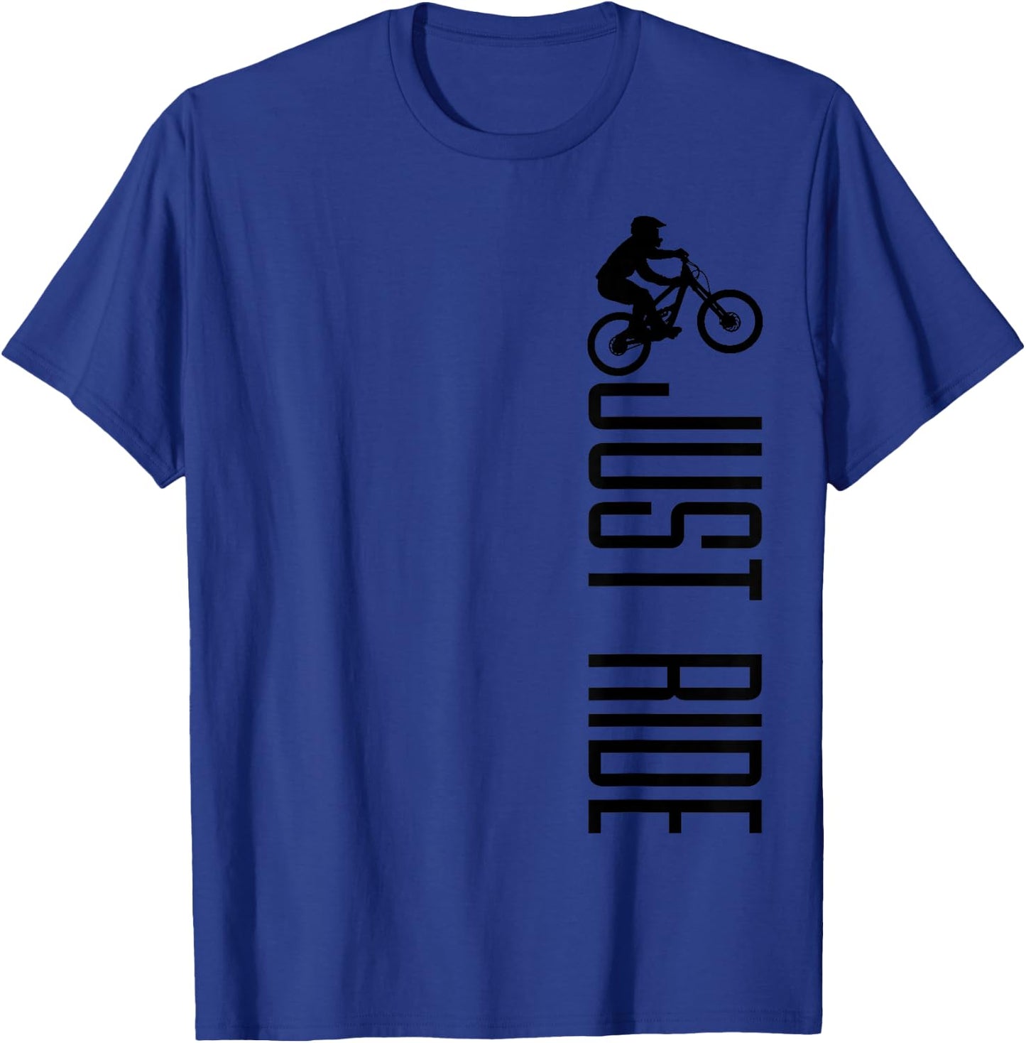 Mountain Bike Just Ride MTB Biking Mountain Biker Gift T-Shirt - T-Shirt | Royal