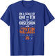 Justin Verlander Scale of 1 to 10 Gameday T-Shirt - T-Shirt | Royal