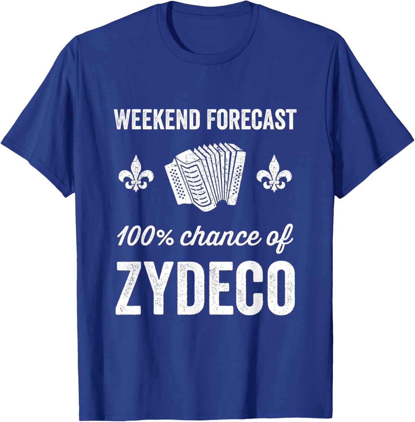 Weekend Forecast Zydeco T-Shirt - T-Shirt | Royal
