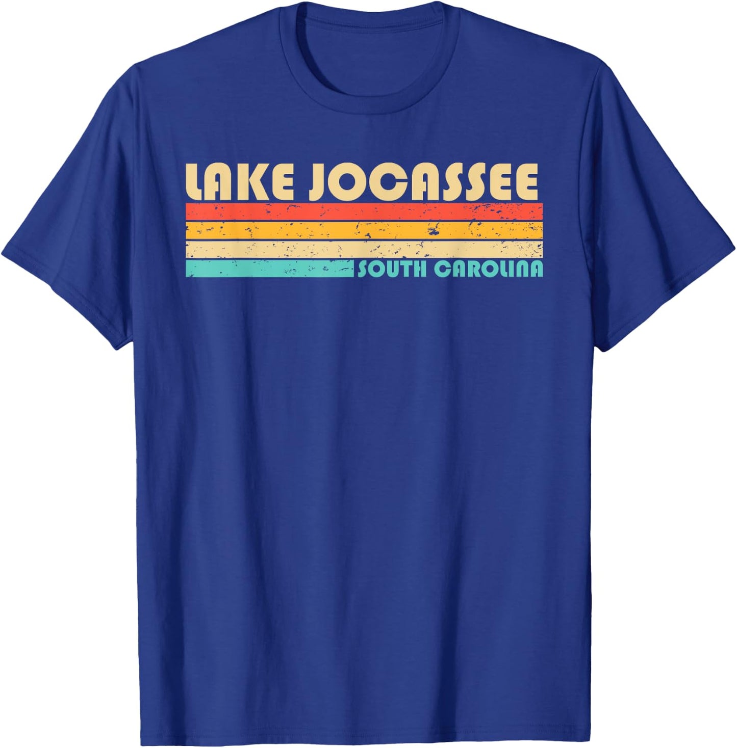 LAKE JOCASSEE SOUTH CAROLINA Funny Fishing Camping Summer T-Shirt - T-Shirt | Royal