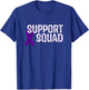 Hodgkin’s Lymphoma Awareness Support Squad T-Shirt - T-Shirt | Royal