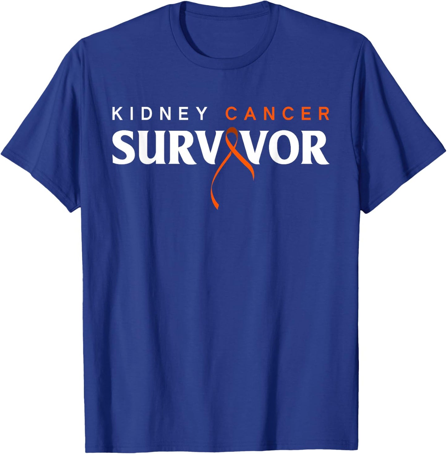 Kidney Cancer Survivor Kidney Cancer Awareness T-Shirt - T-Shirt | Royal