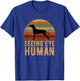 Seeing Eye Human, funny Blind Dog for dog owner T-Shirt - T-Shirt | Royal