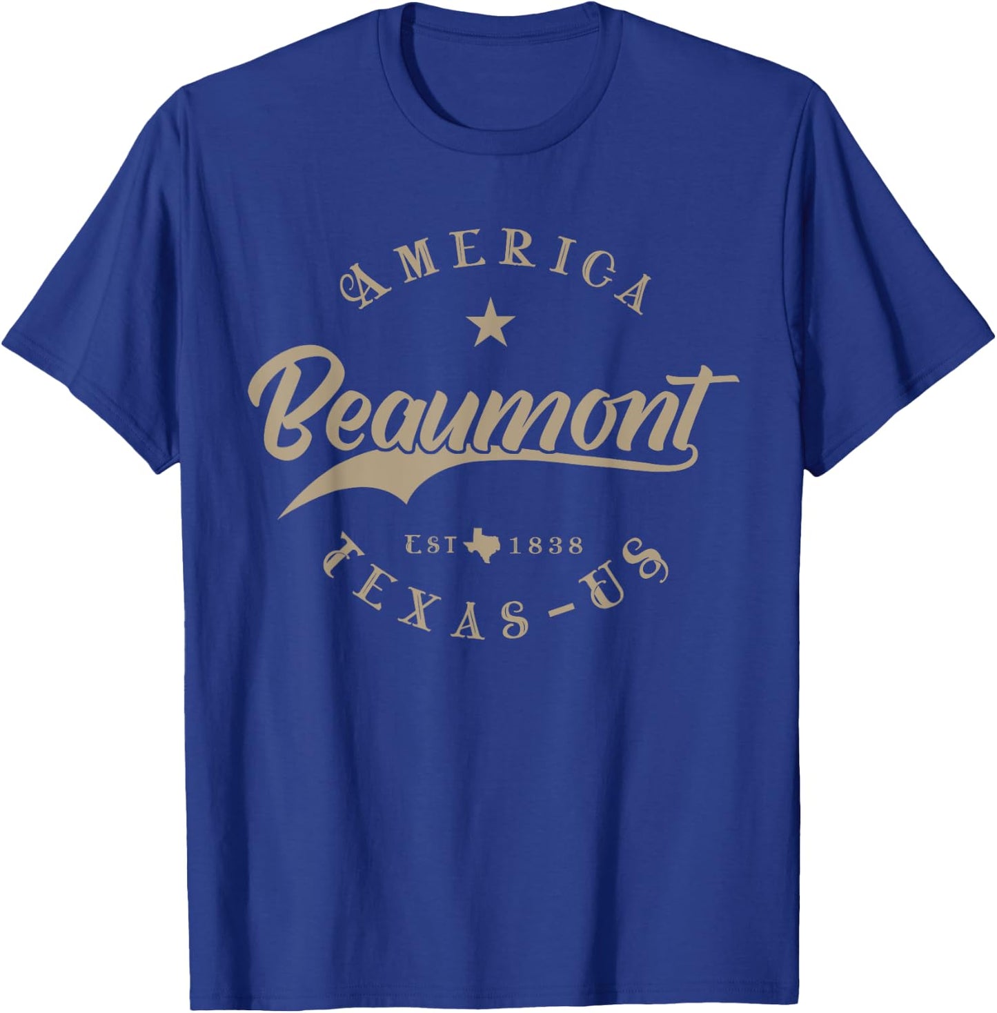 Beaumont TX | Texas T-Shirt - T-Shirt | Royal