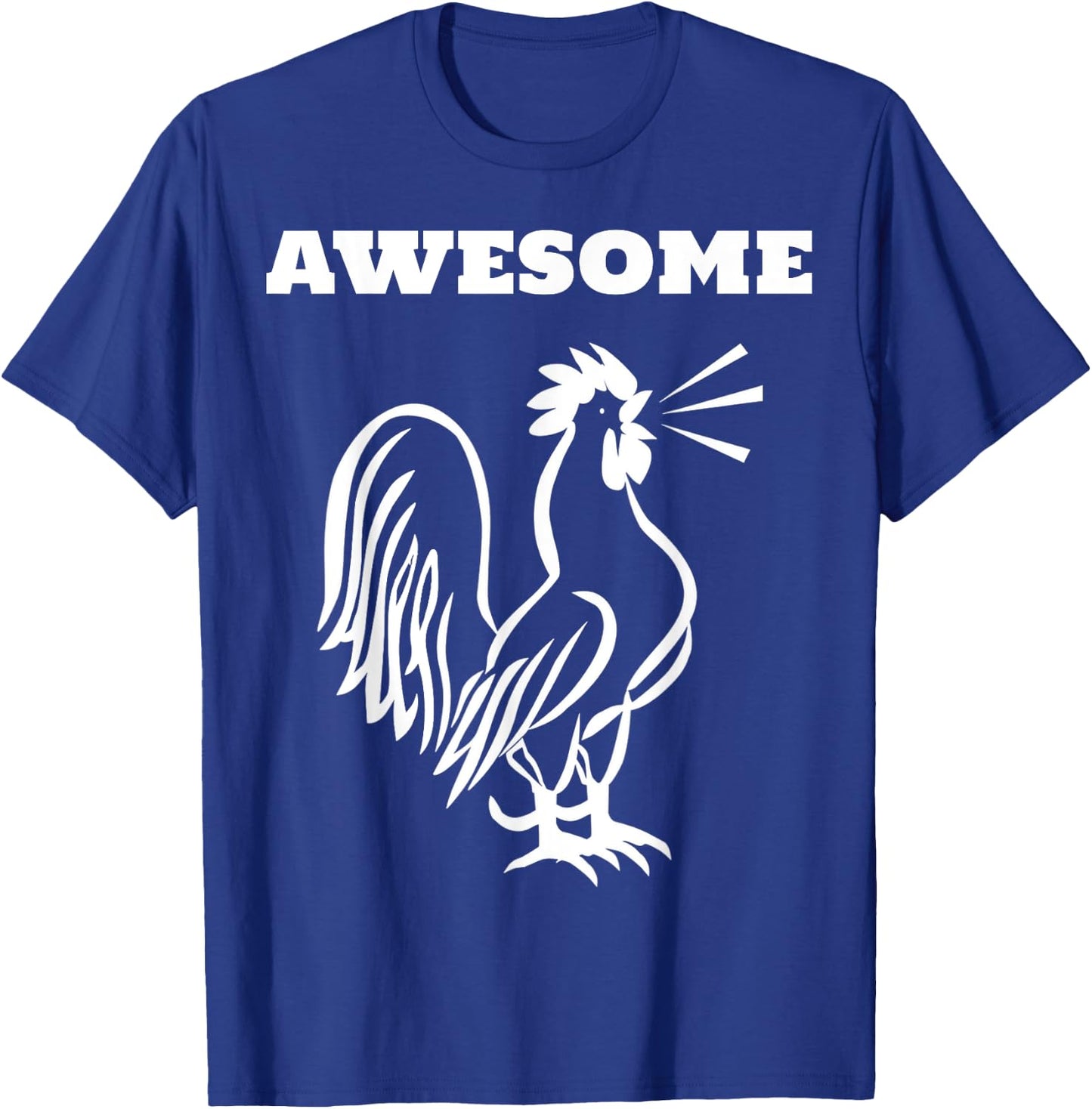 Awesome Cock -Great Rude Obnoxious T-Shirt - T-Shirt | Royal