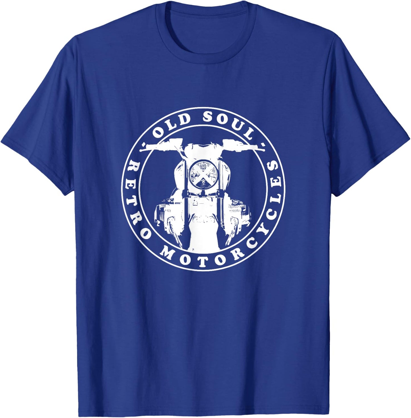 Retro motorcycle - R Ninet Front View with lettering T-Shirt - T-Shirt | Royal