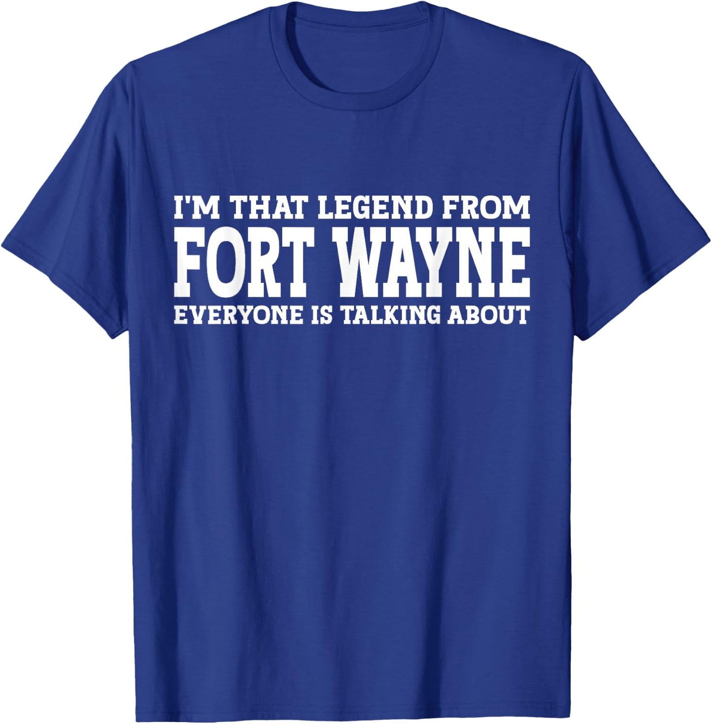 Fort Wayne Hometown IN Indiana Home Roots City Fort Wayne T-Shirt - T-Shirt | Royal