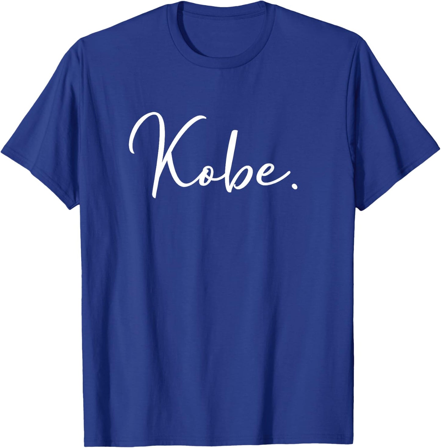 Kobe - Handwritten Name T-Shirt - T-Shirt | Royal