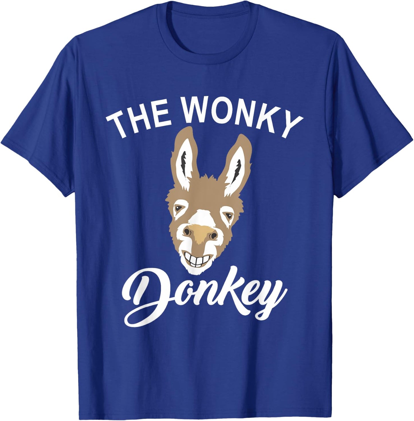 The Wonky Donkey Funny Donkey Lover Farm Animal T-Shirt - T-Shirt | Royal