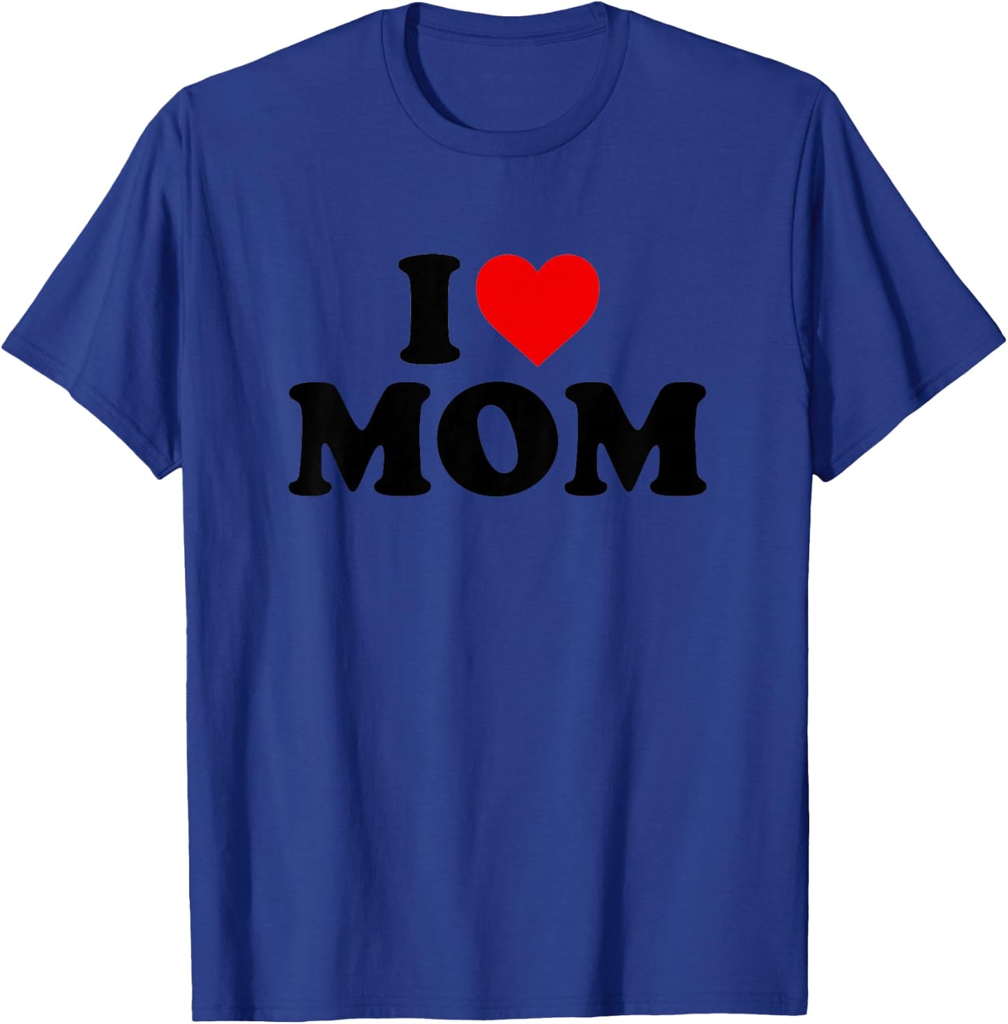 Kids I Love Mom Shirt For Boy Girl Toddler Children Youth T-Shirt - T-Shirt | Royal