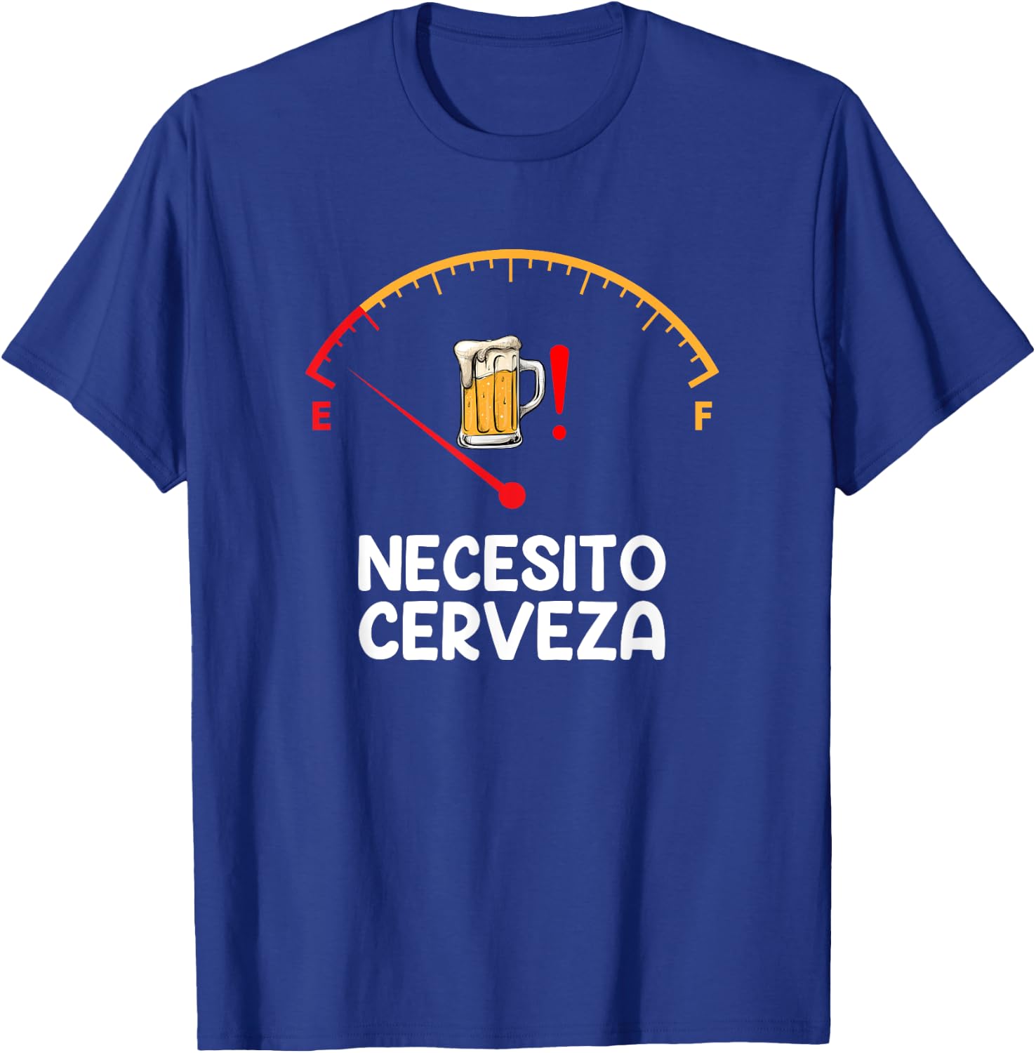 Necesito Cerveza, Funny Spanish quote i need beer T-Shirt - T-Shirt | Royal