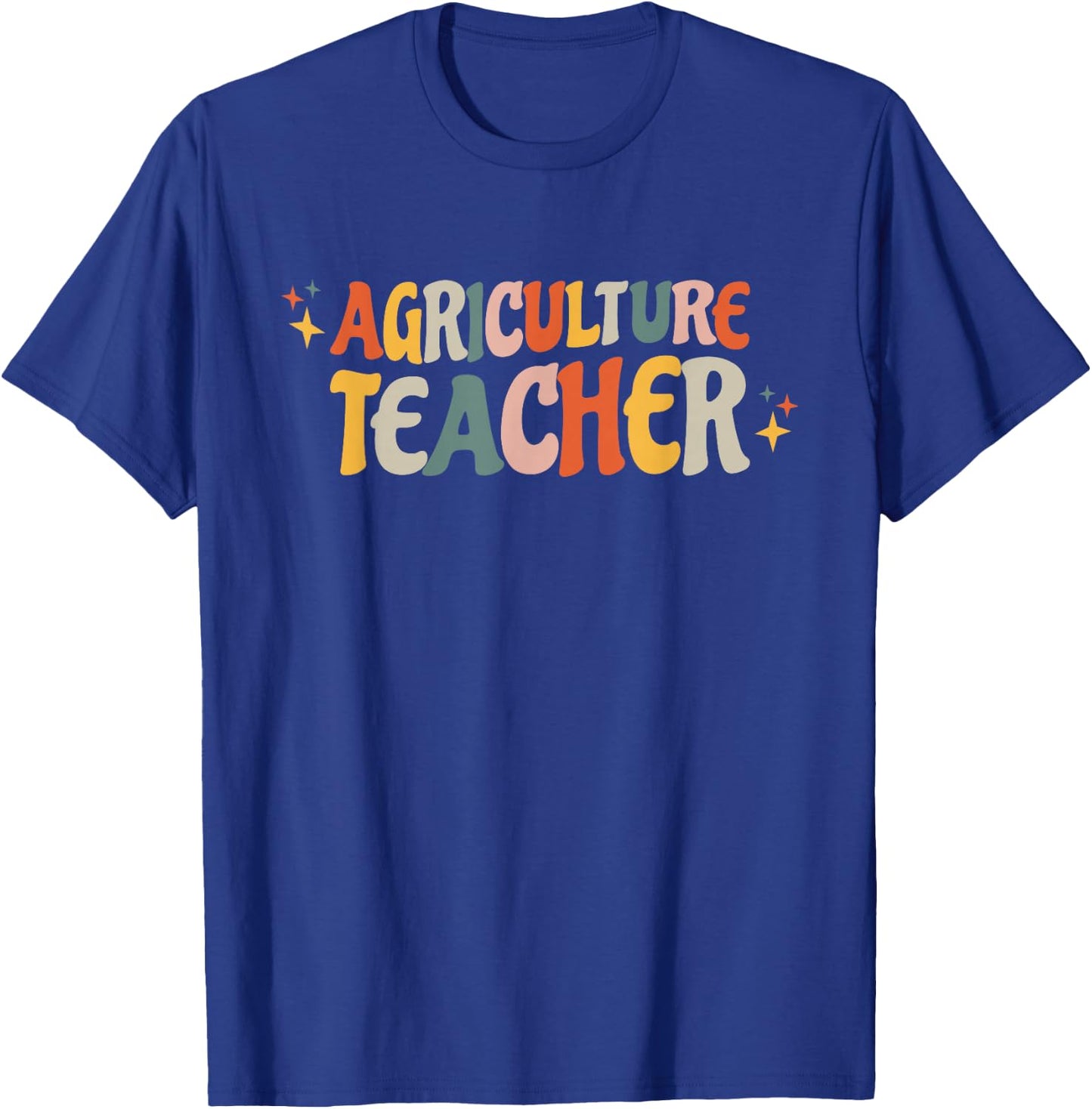 AG Teacher Future Farmer Agriculture Teacher T-Shirt - T-Shirt | Royal