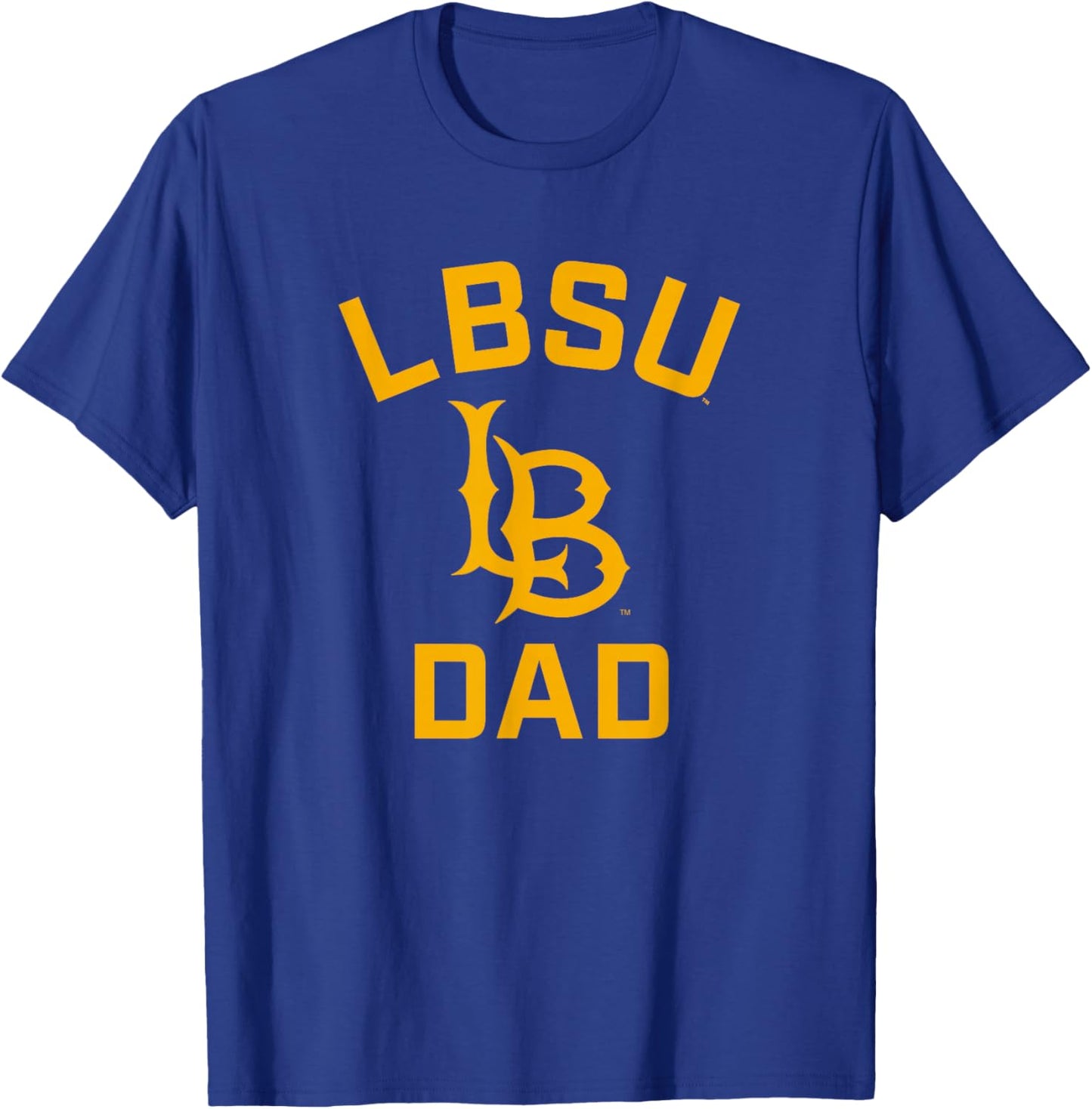 Cal State Long Beach CSULB Arched Dad T-Shirt - T-Shirt | Royal