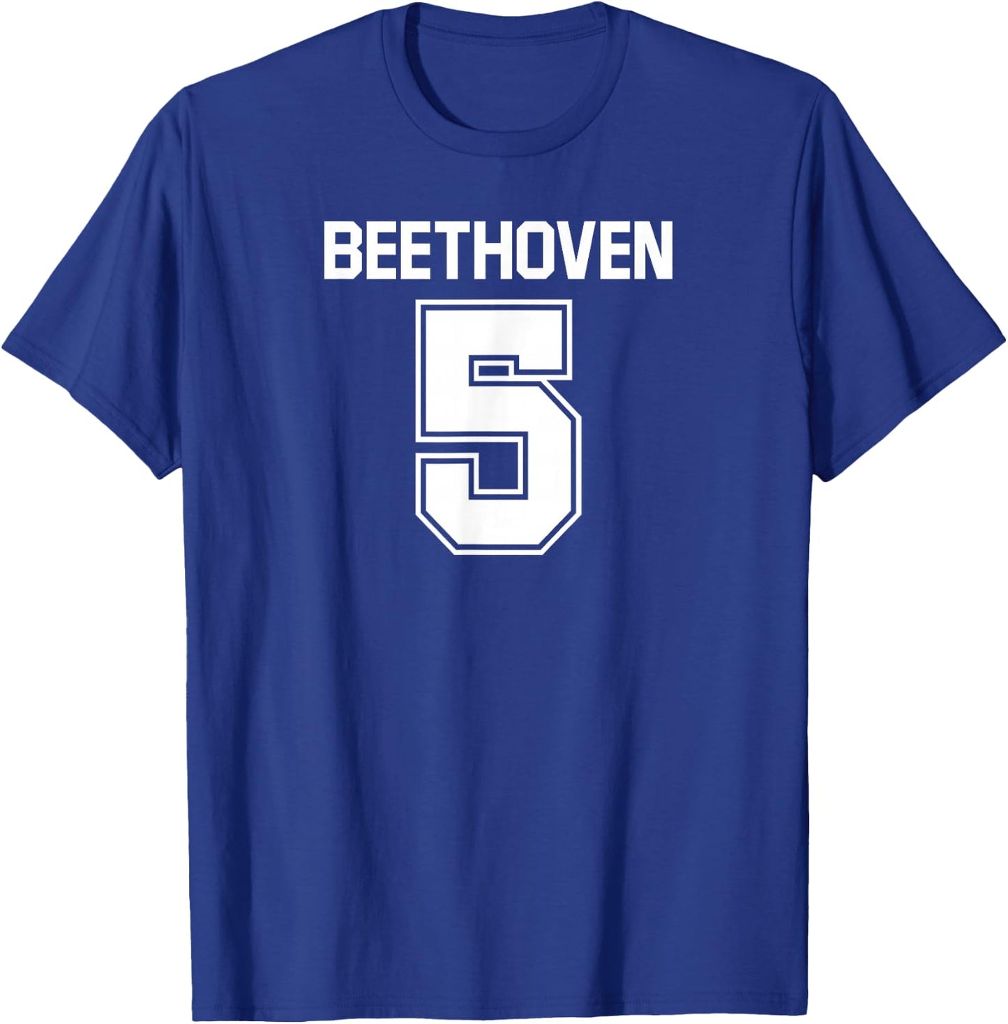 Beethoven 5 Fifth Symphony T-Shirt - T-Shirt | Royal